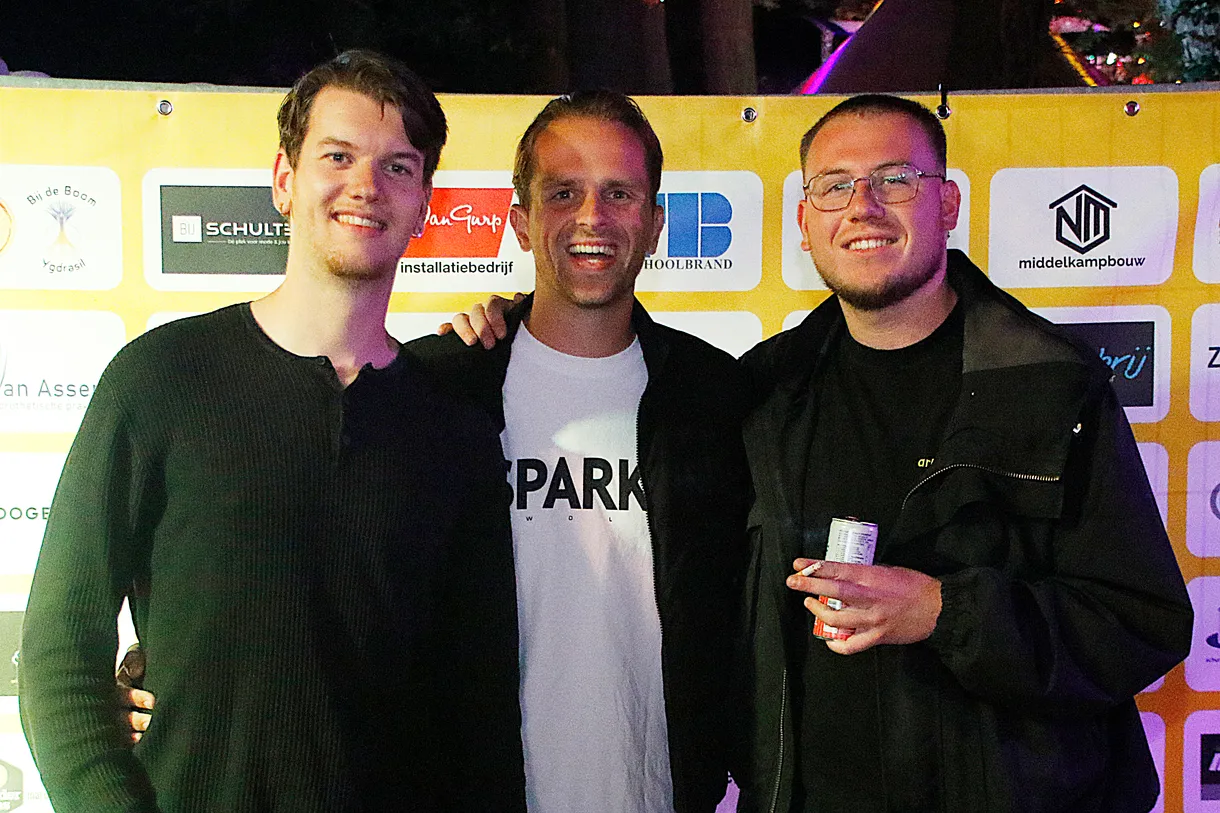 Photo from Sander Scheperman, DJ Dylvn, Poke & StukTV, taken Sep 5, 2026 by Frank van Hienen